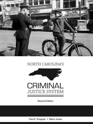 cover image of North Carolina's Criminal Justice System